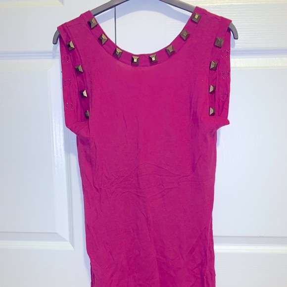 Urban outfitters deep v tank with gold embellishments- large - Picture 2 of 2
